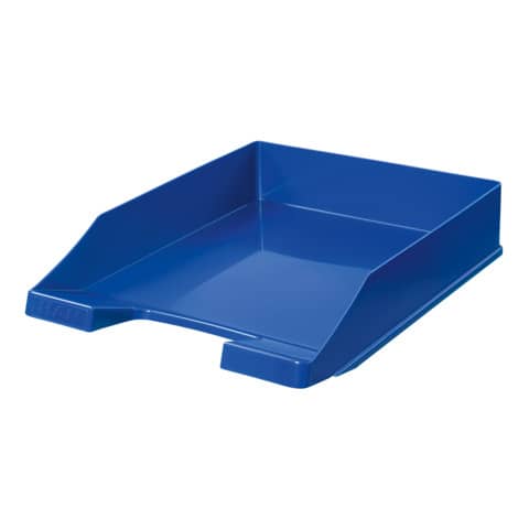 Vaschetta portacorrispondenza accatastabile KLASSIK A4/C4 HAN in polistirolo blu lucido - 1027-X-14